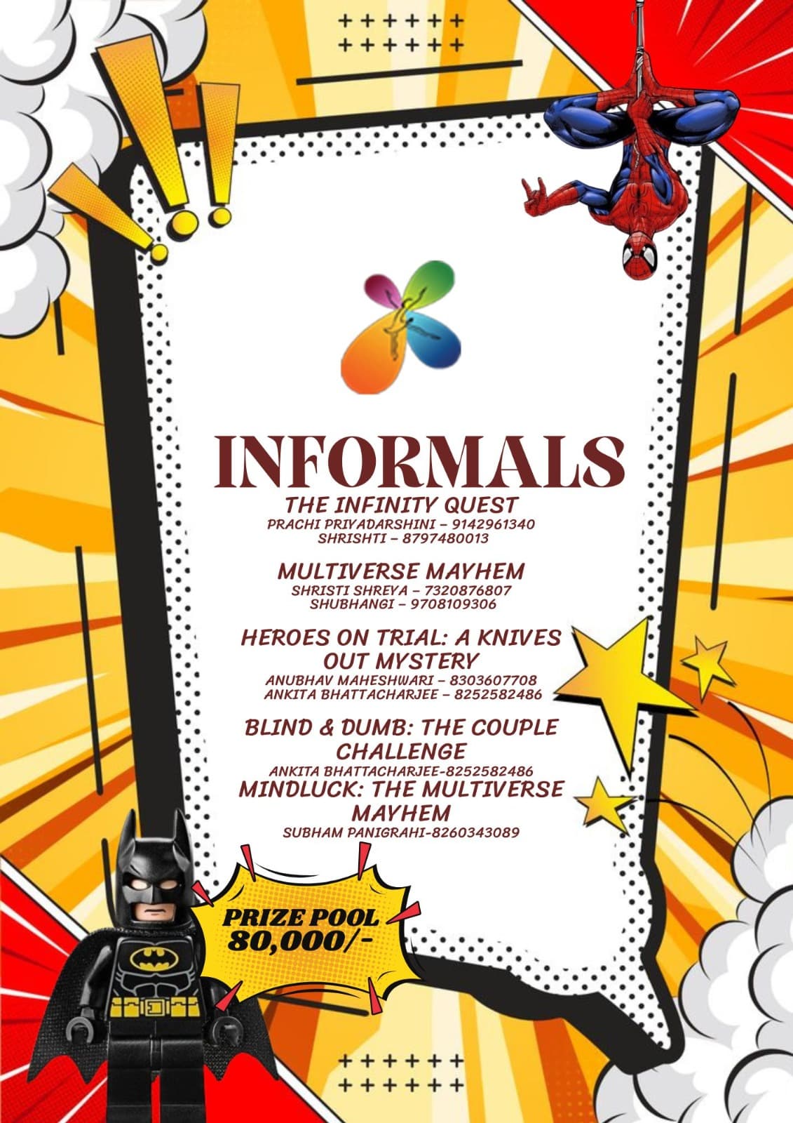 Participate in casual games, activities, and events to win prizes and make memories!